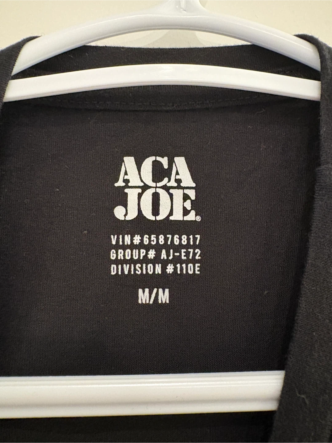Aca joe Black Tee Size M 🥕 - photo 3