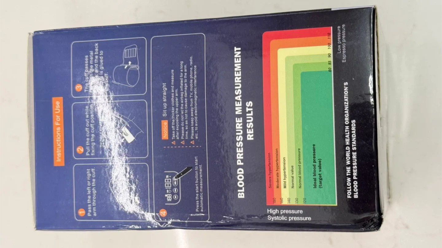 New Ailip Arm Electronic Blood Pressure Monitor image indicator(2)