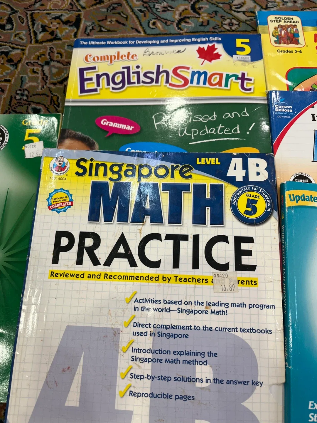 Grade 5 Spectrum, Singapore Math, English Smart Books image indicator(3)