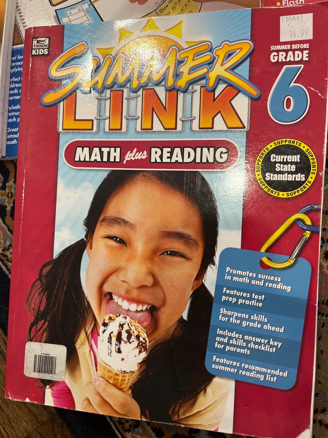 Grade 6 Workbooks: Summer Link & Math Notebooks image indicator(2)
