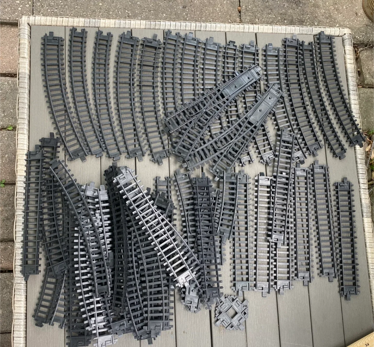 Toy Train Tracks - Large Lot 52 Tracks thumbnail