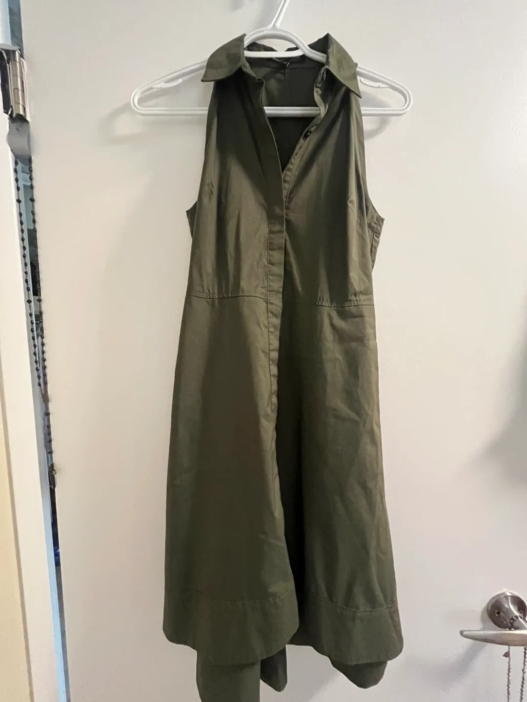 Banana Republic Olive Green Dress - Size 00 Petite thumbnail