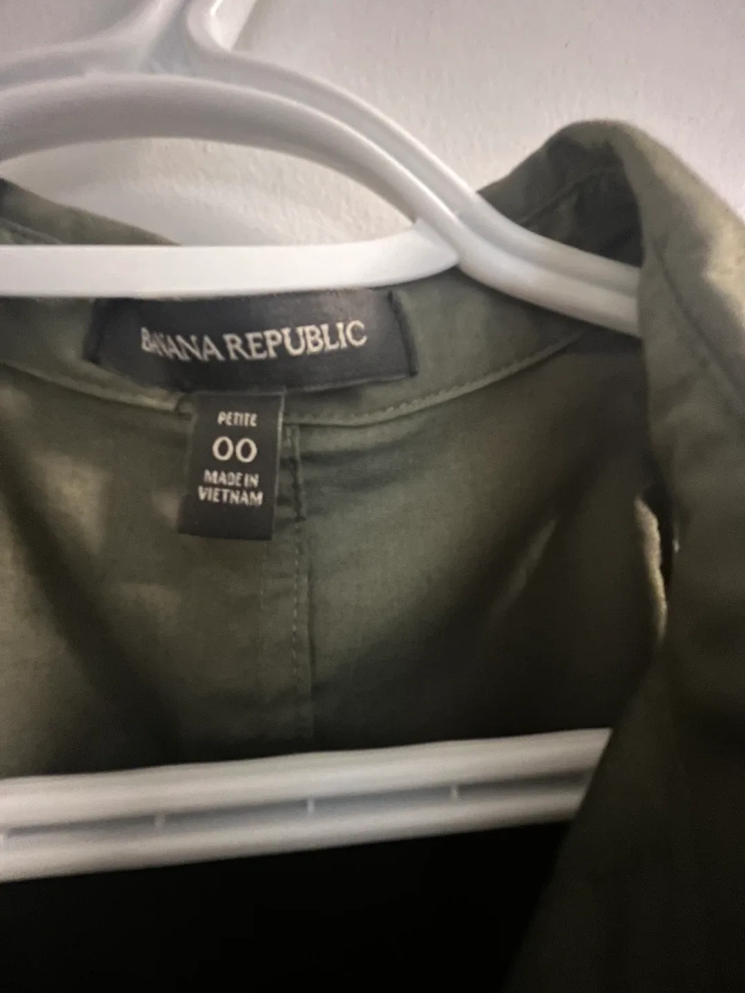 Banana Republic Olive Green Dress - Size 00 Petite image indicator(2)