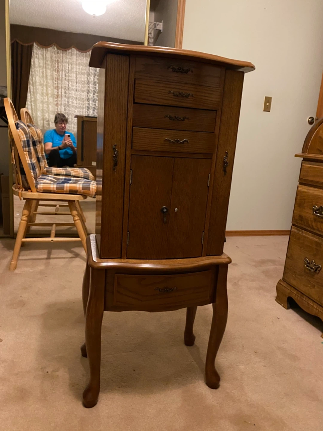Wooden Jewellery Armoire - photo 2