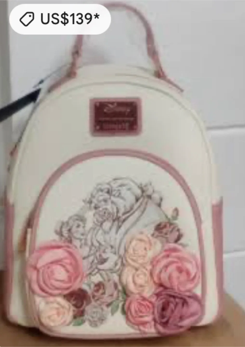 Disney Loungefly Beauty and the Beast Backpack image indicator(2)