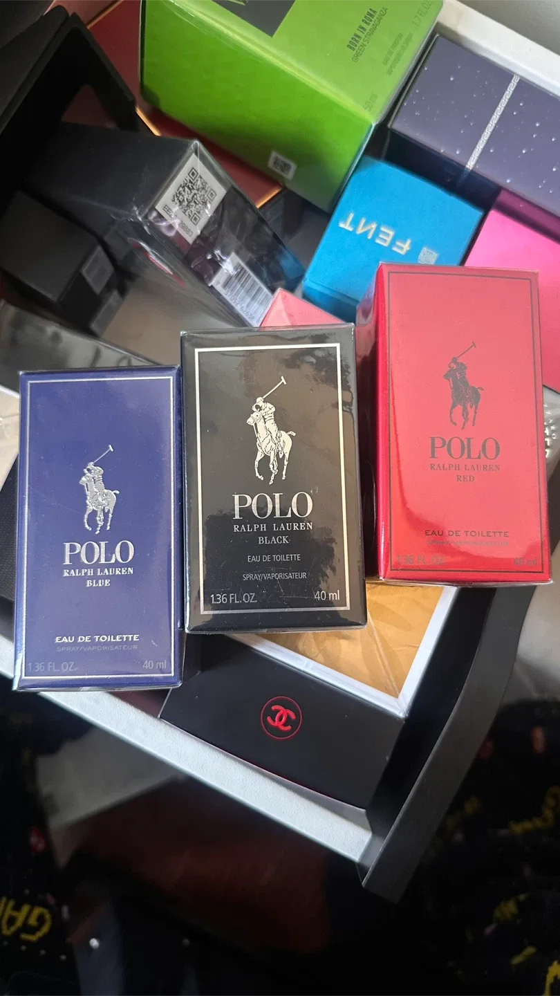 Ralph Lauren Polo Cologne Set (Blue, Black, Red) thumbnail
