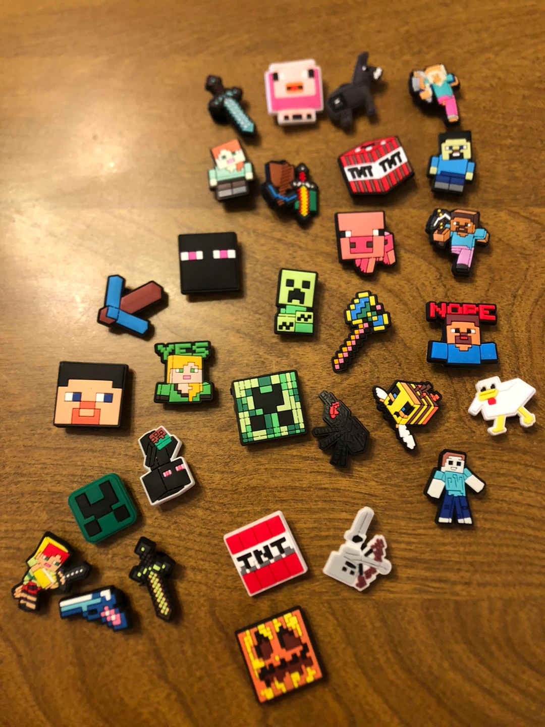 Minecraft jibbitz 30 pieces