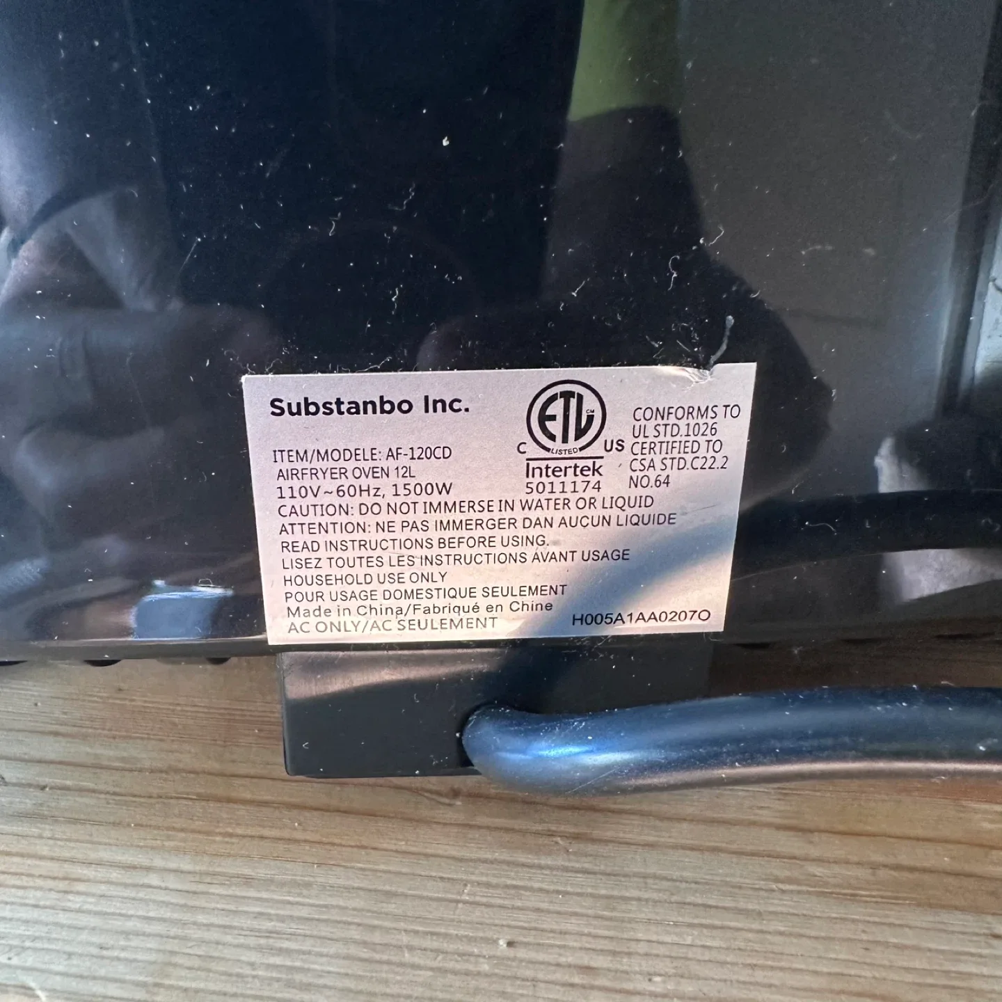 CalmDo Air Fryer Oven 12L image indicator(5)