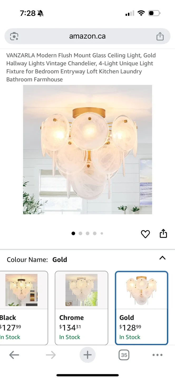 Modern Glass Ceiling Light Fixture image indicator(9)