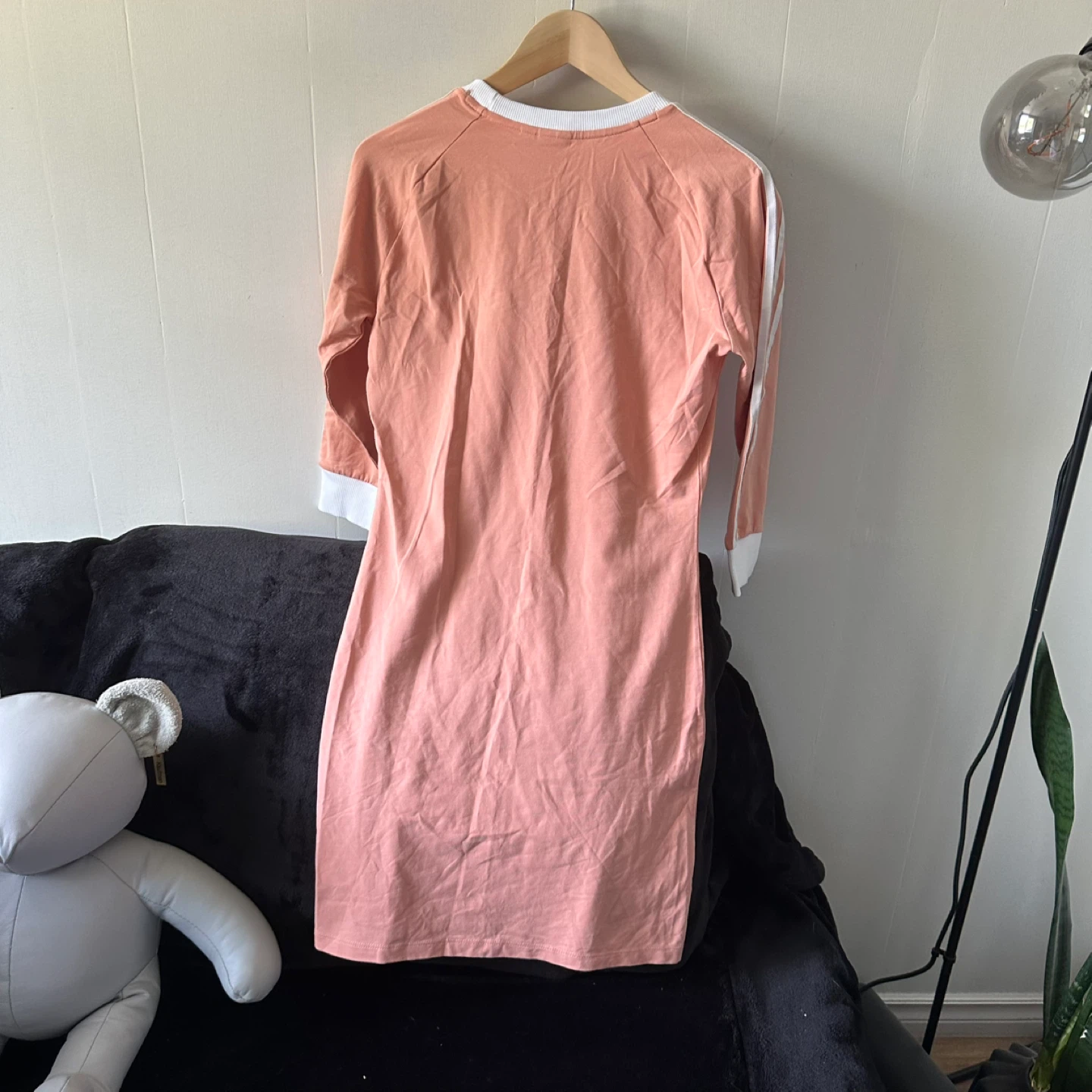 Pink and white Adidas dress - photo 4