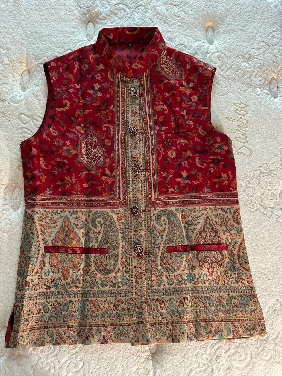 Pashmina Wool Kashmiri Indian Ethnic Wear Jacket thumbnail
