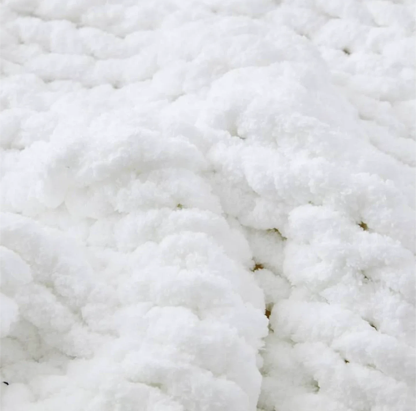 Luxurious Chunky Chenille Knit Blanket - White (60x80) image indicator(5)