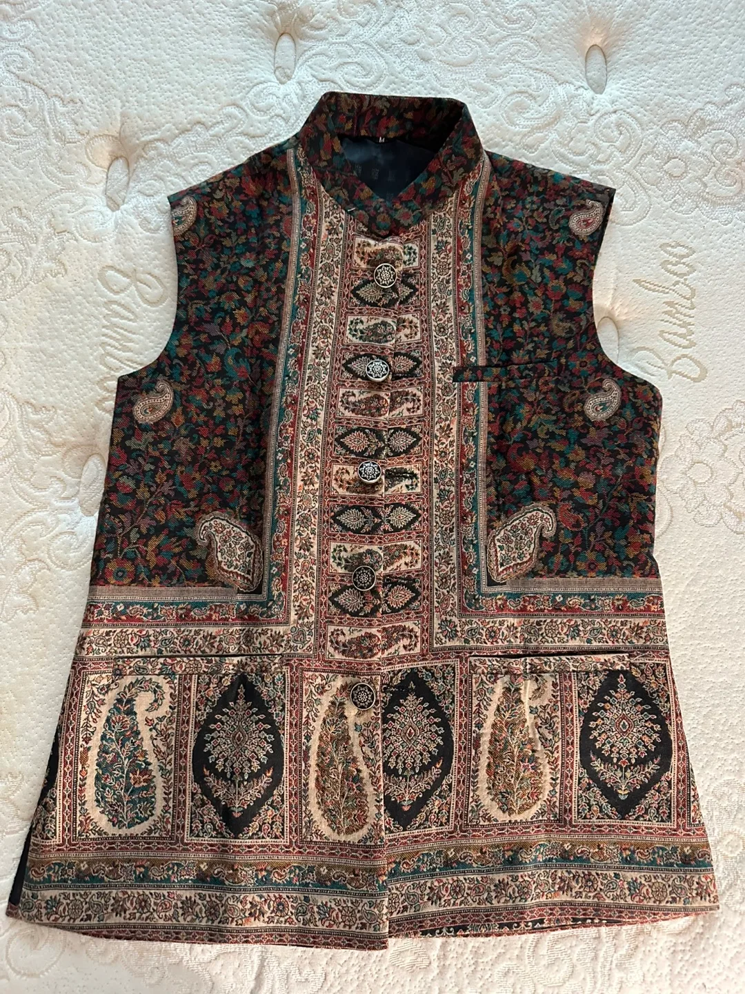 Pashmina Wool Kashmiri Indian Ethnic Wear Jacket thumbnail