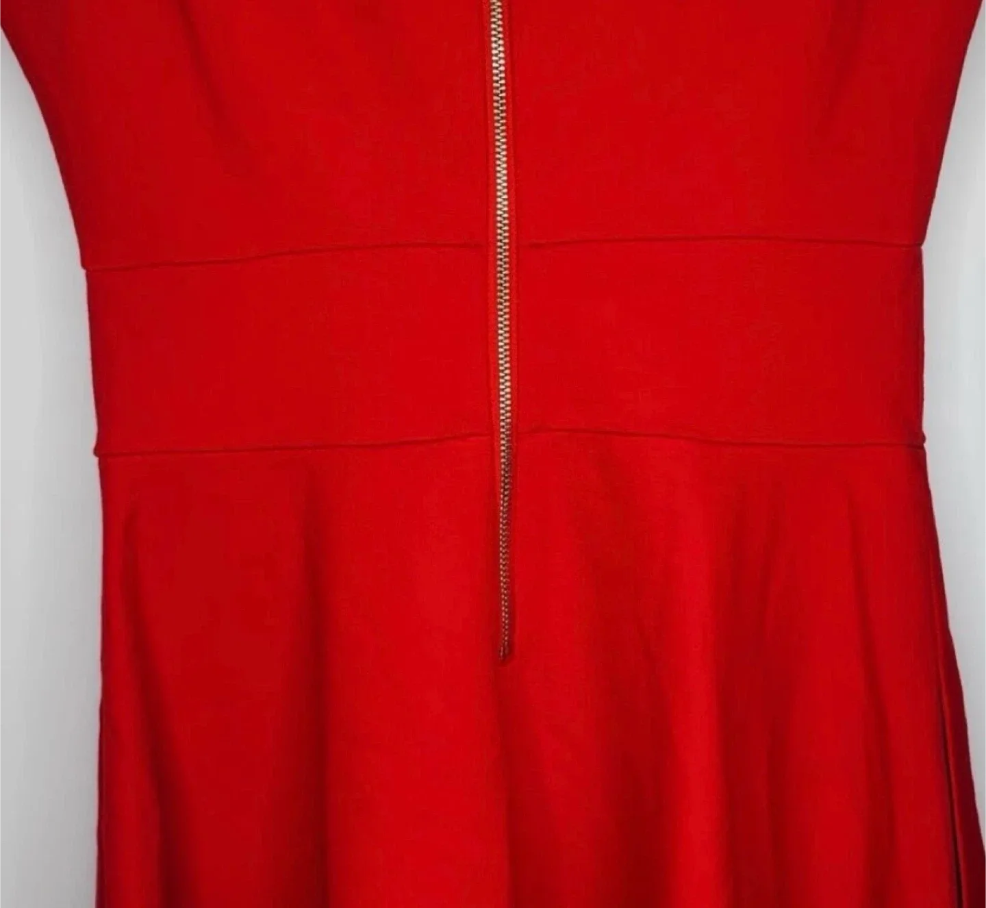 Kate Spade Blushful Red Ric Rac Ponte Dress S image indicator(6)