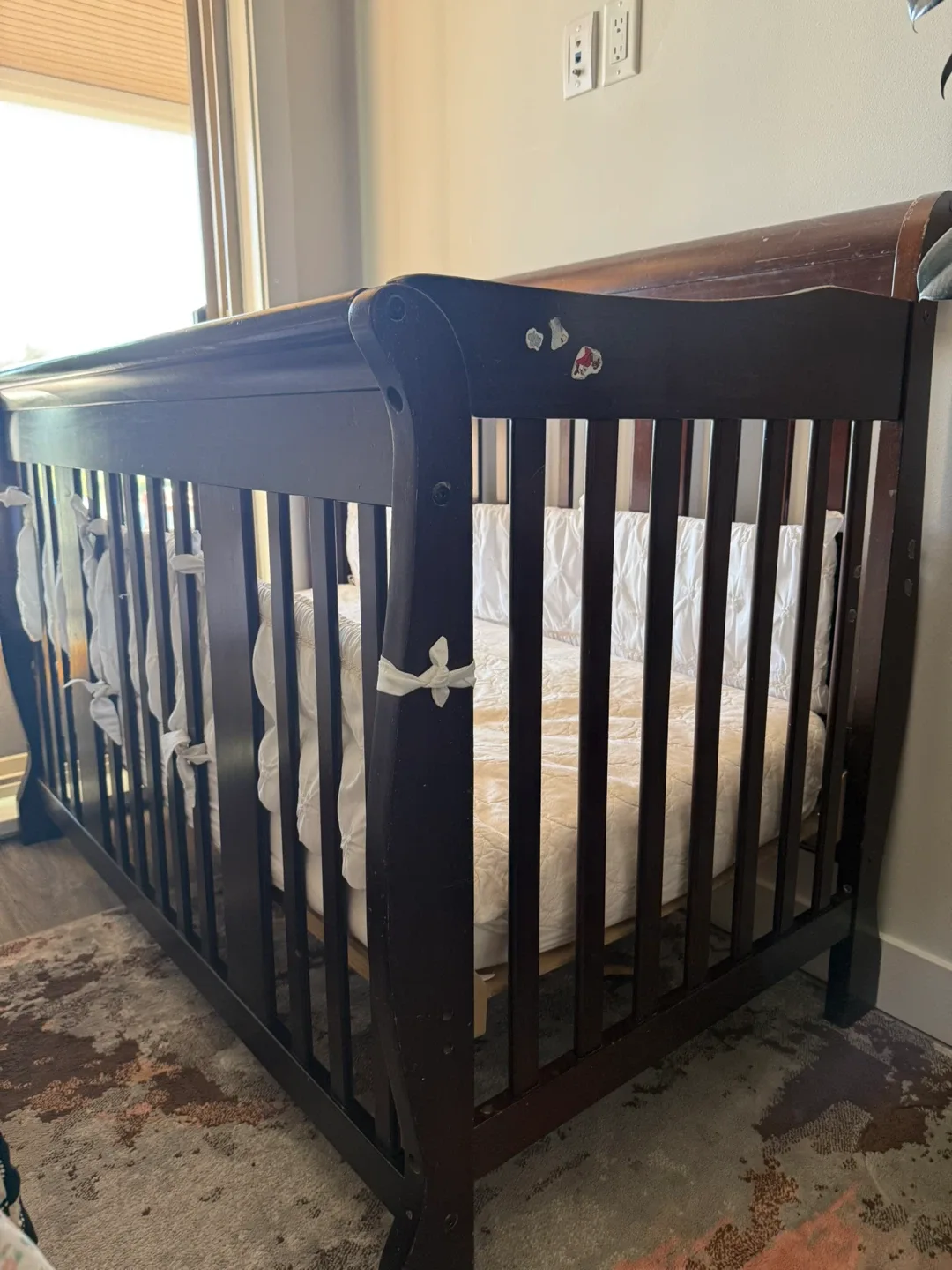 Wooden Baby Crib - Gently Used image indicator(2)