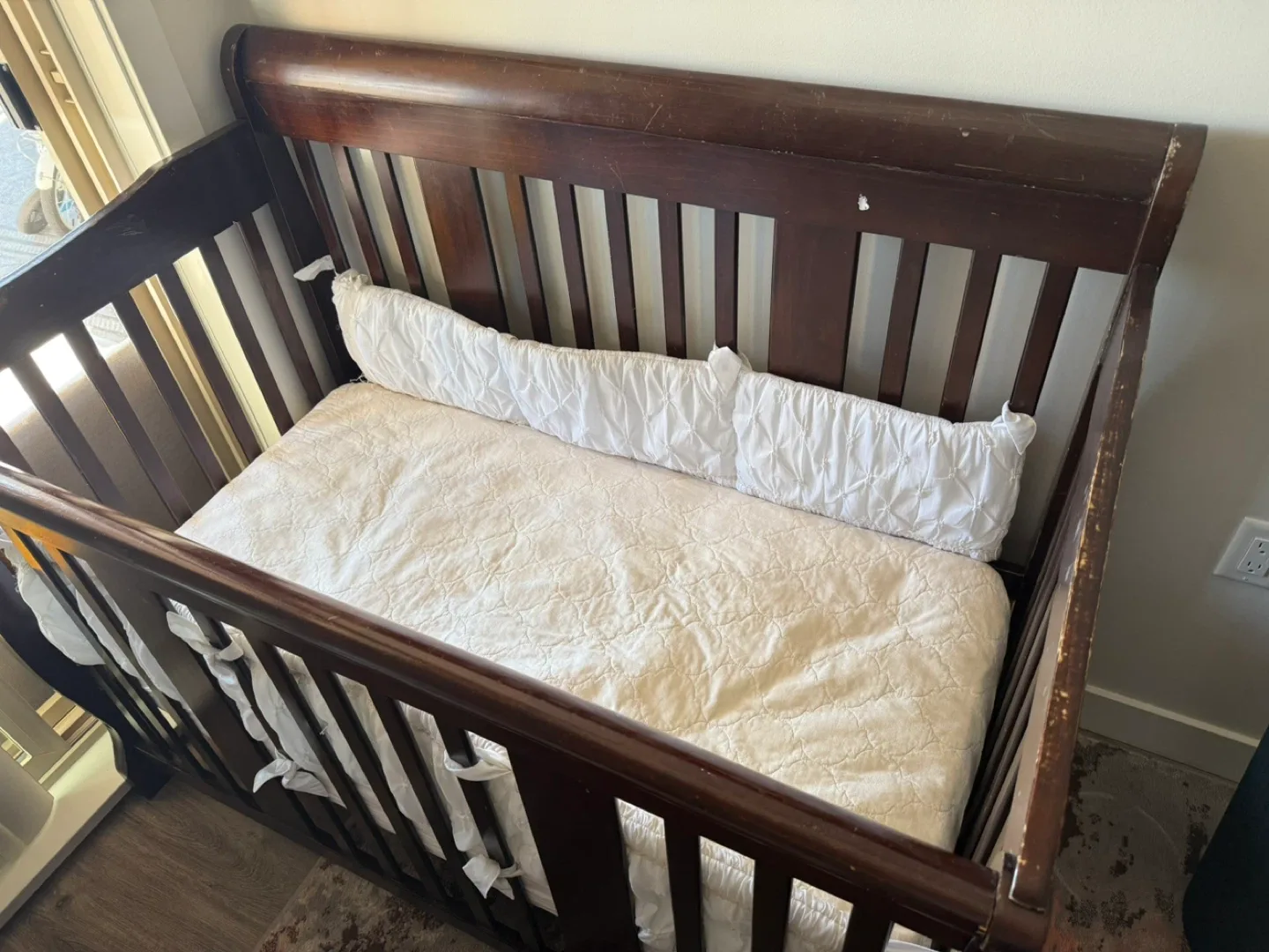 Wooden Baby Crib - Gently Used image indicator(4)