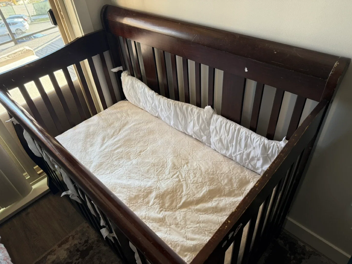 Wooden Baby Crib - Gently Used image indicator(3)
