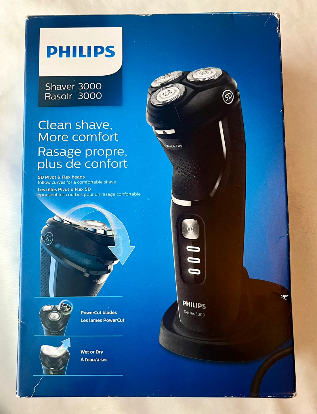 Philips Shaver 3000 Series - Like New!