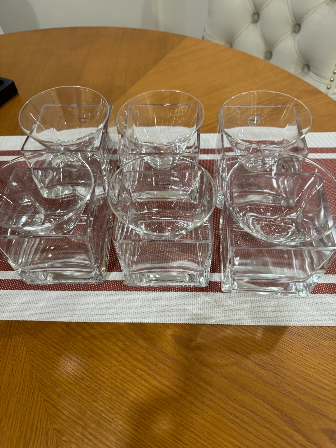 Set of 8 Clear Glass Dessert Bowls - photo 4