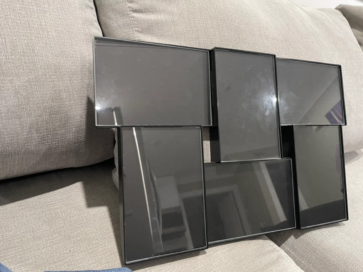 Black Collage Picture Frame, Multi Photo thumbnail