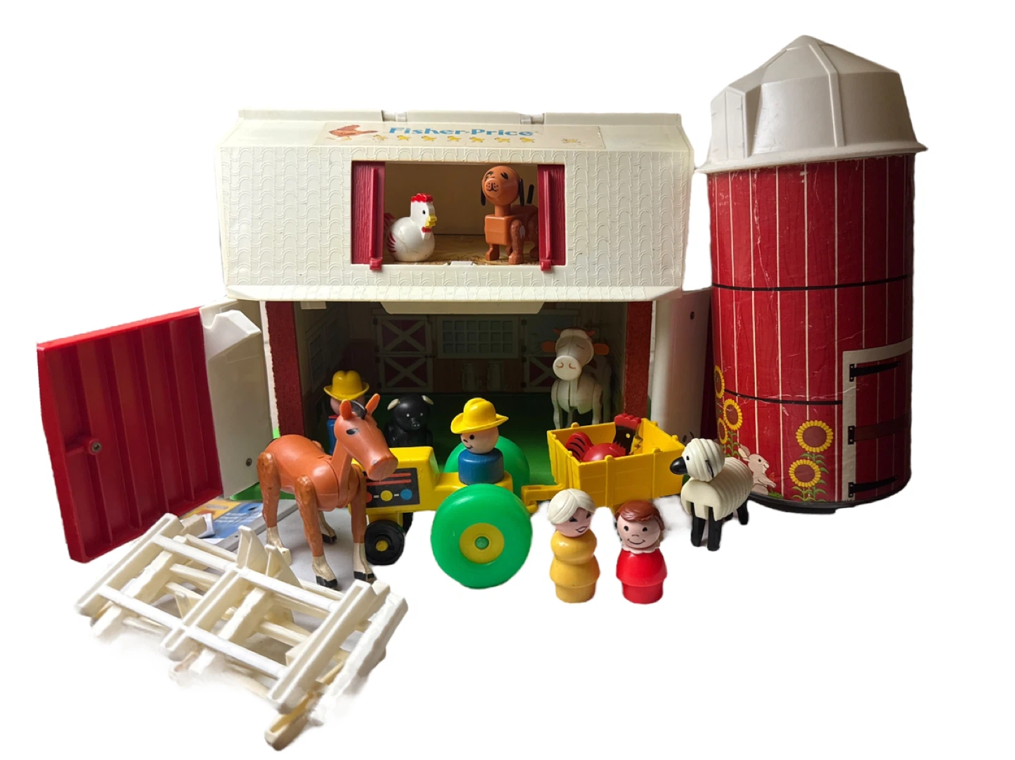 Vintage Fisher-Price Farm Barn Set