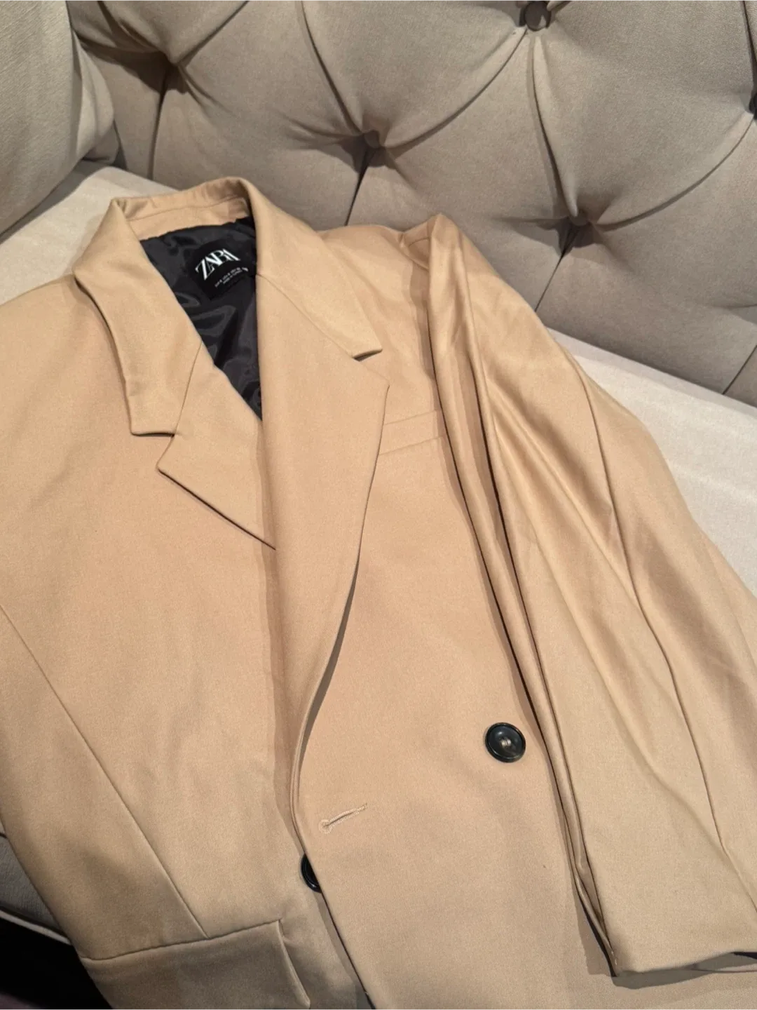 Zara Beige Blazer image indicator(2)
