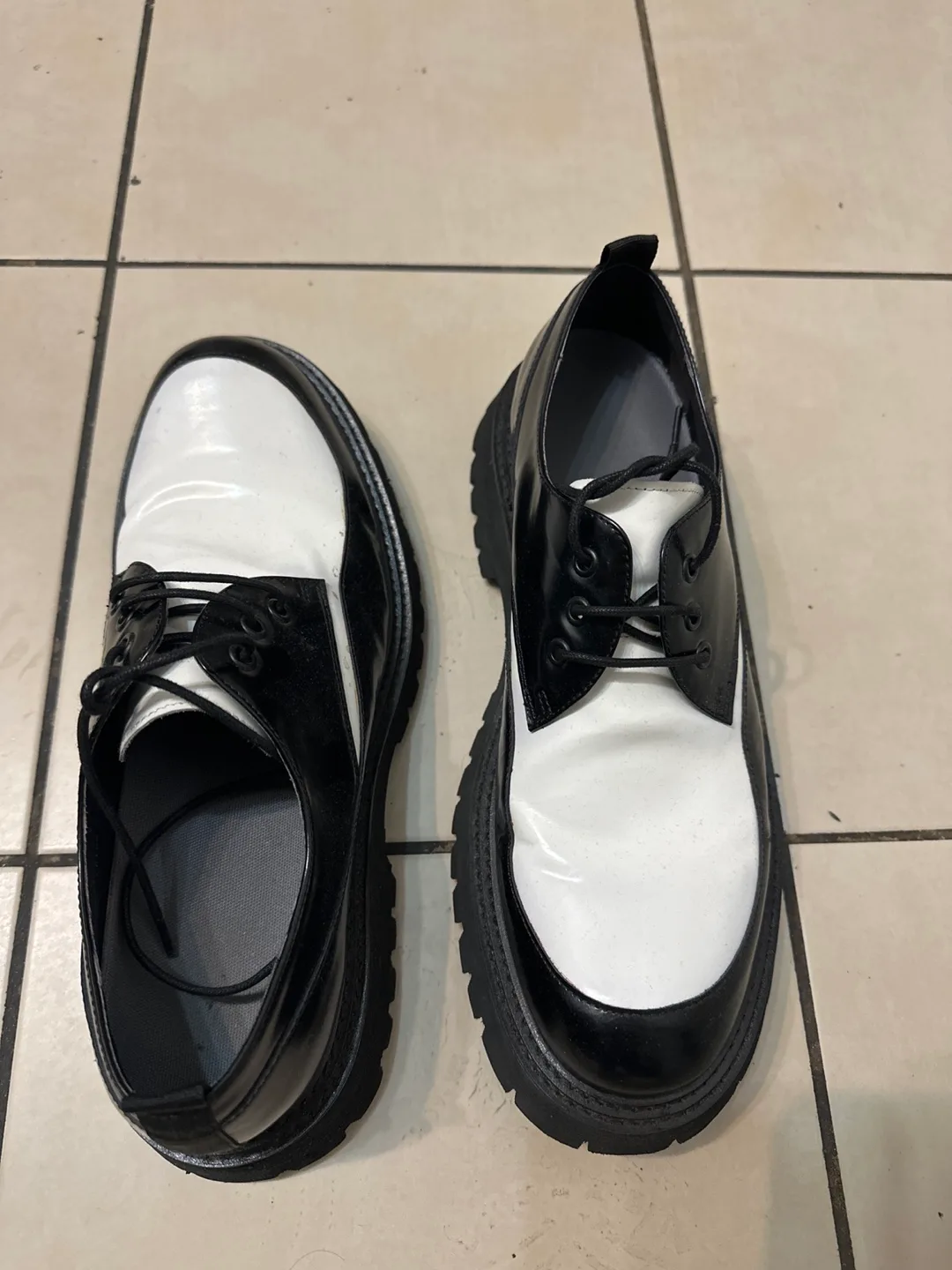 Black & White Platform Shoes thumbnail