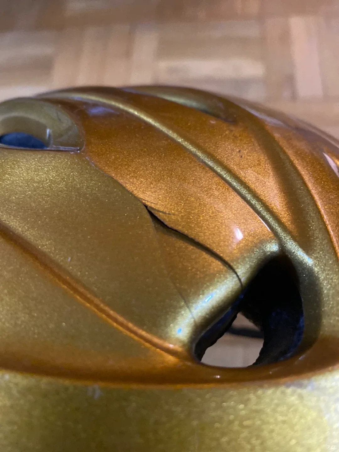 Back Trails Gold Bike Helmet image indicator(3)