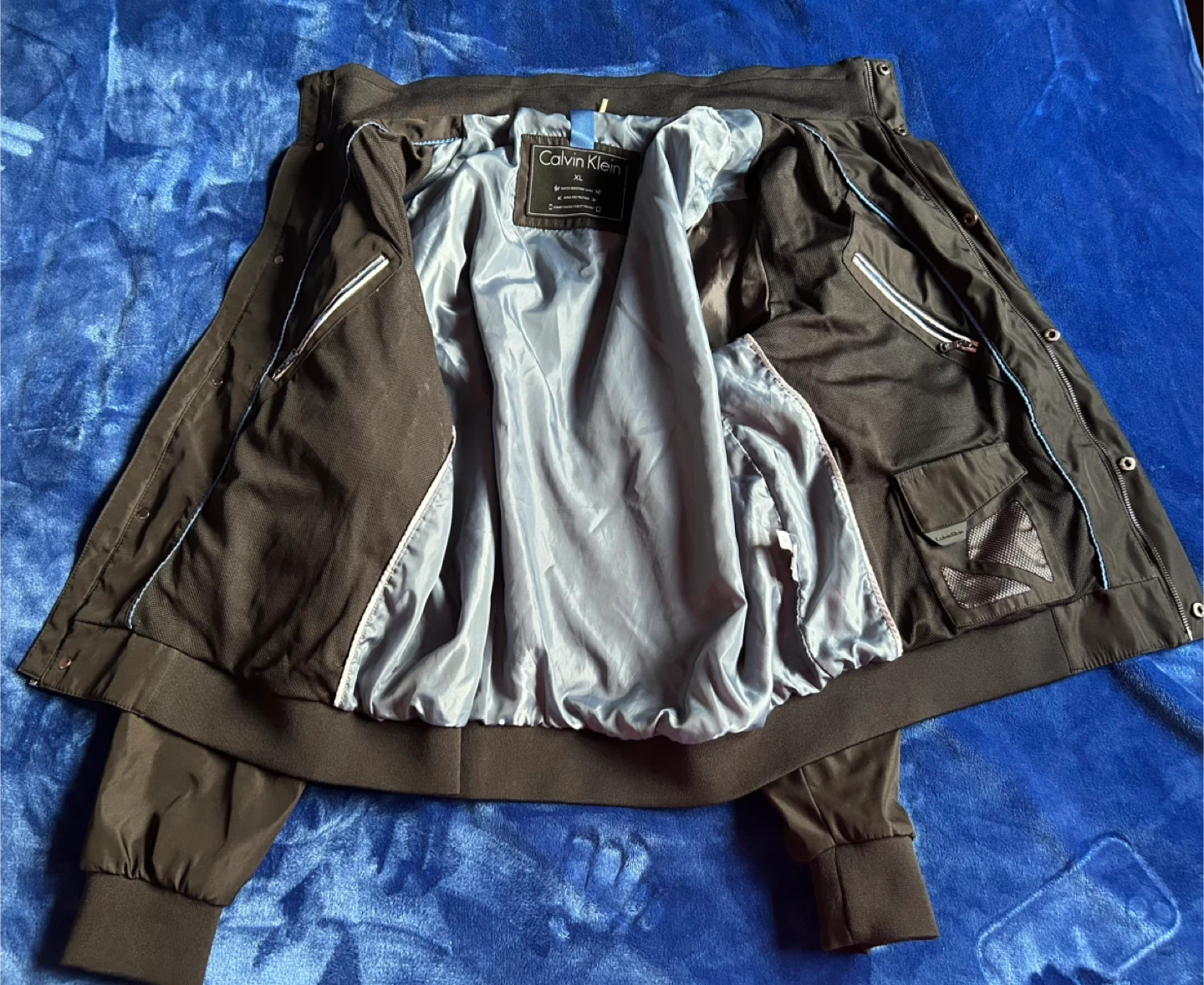 Calvin Klein Bomber Jacket, Size XL