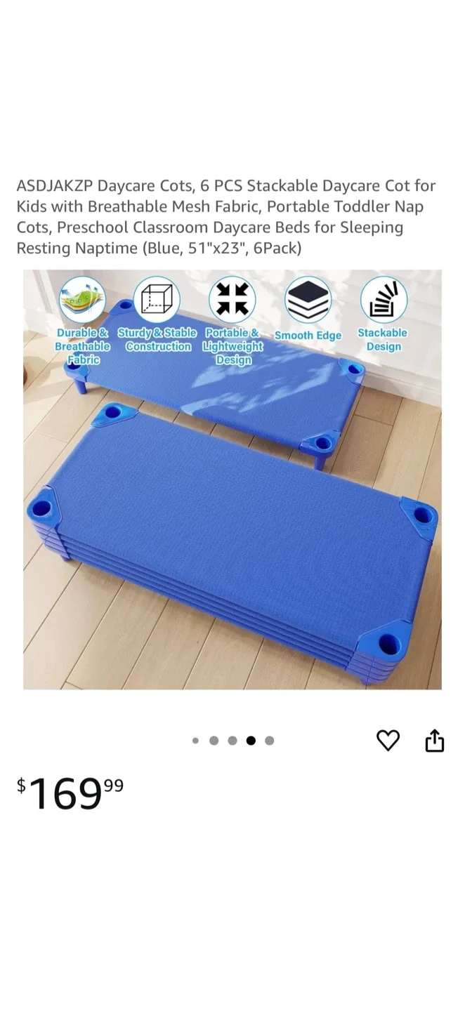 Daycare Cots - 6 Pack image indicator(3)