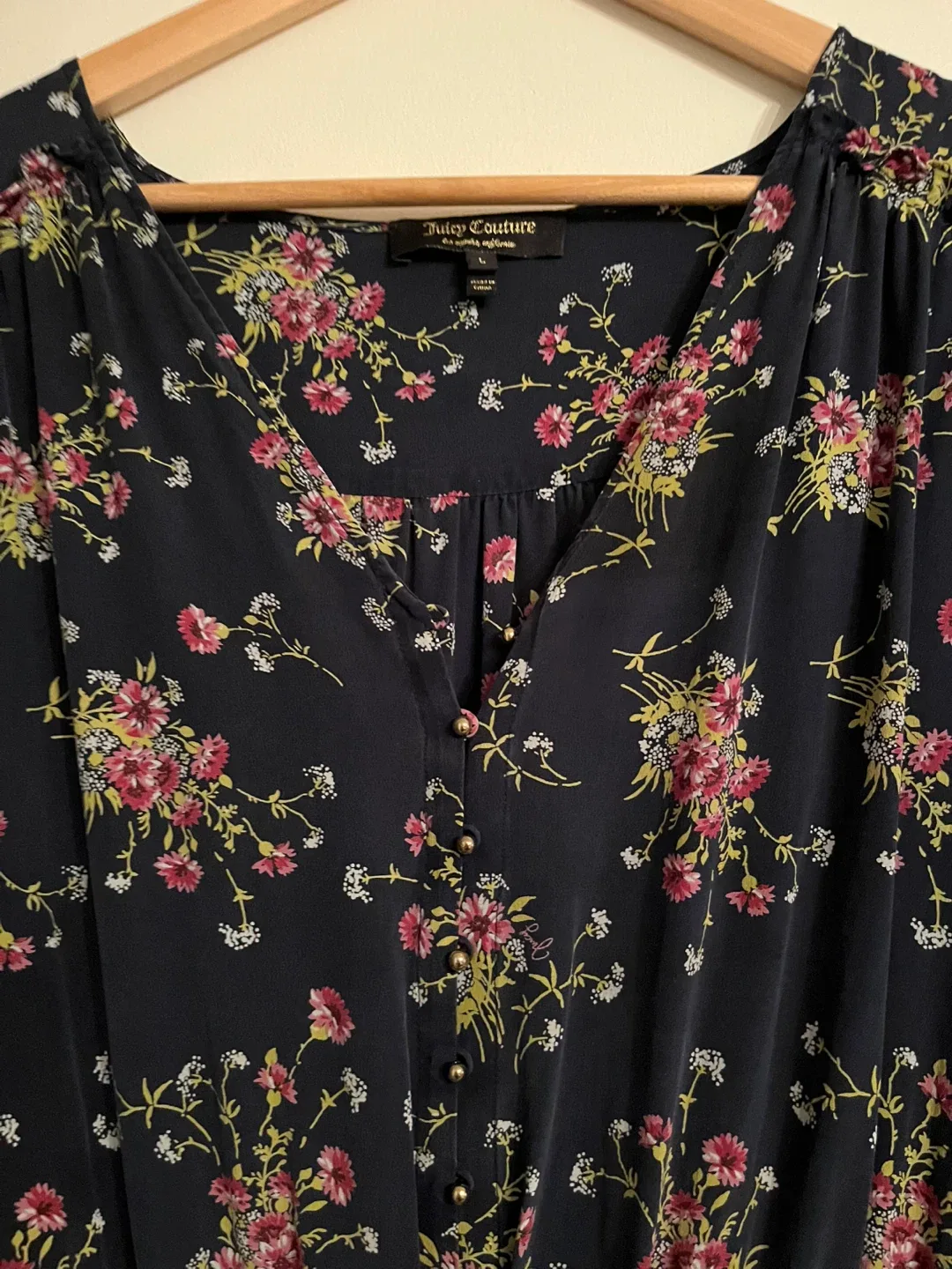 Juicy Couture Silk Floral Dress 🥕 image indicator(3)