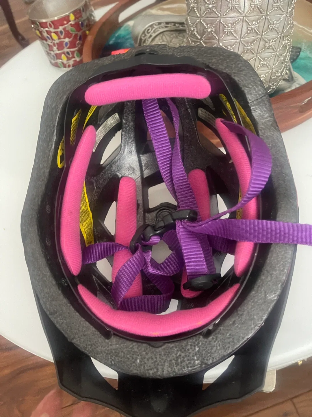 Schwinn Pink & Purple Bike Helmet image indicator(3)