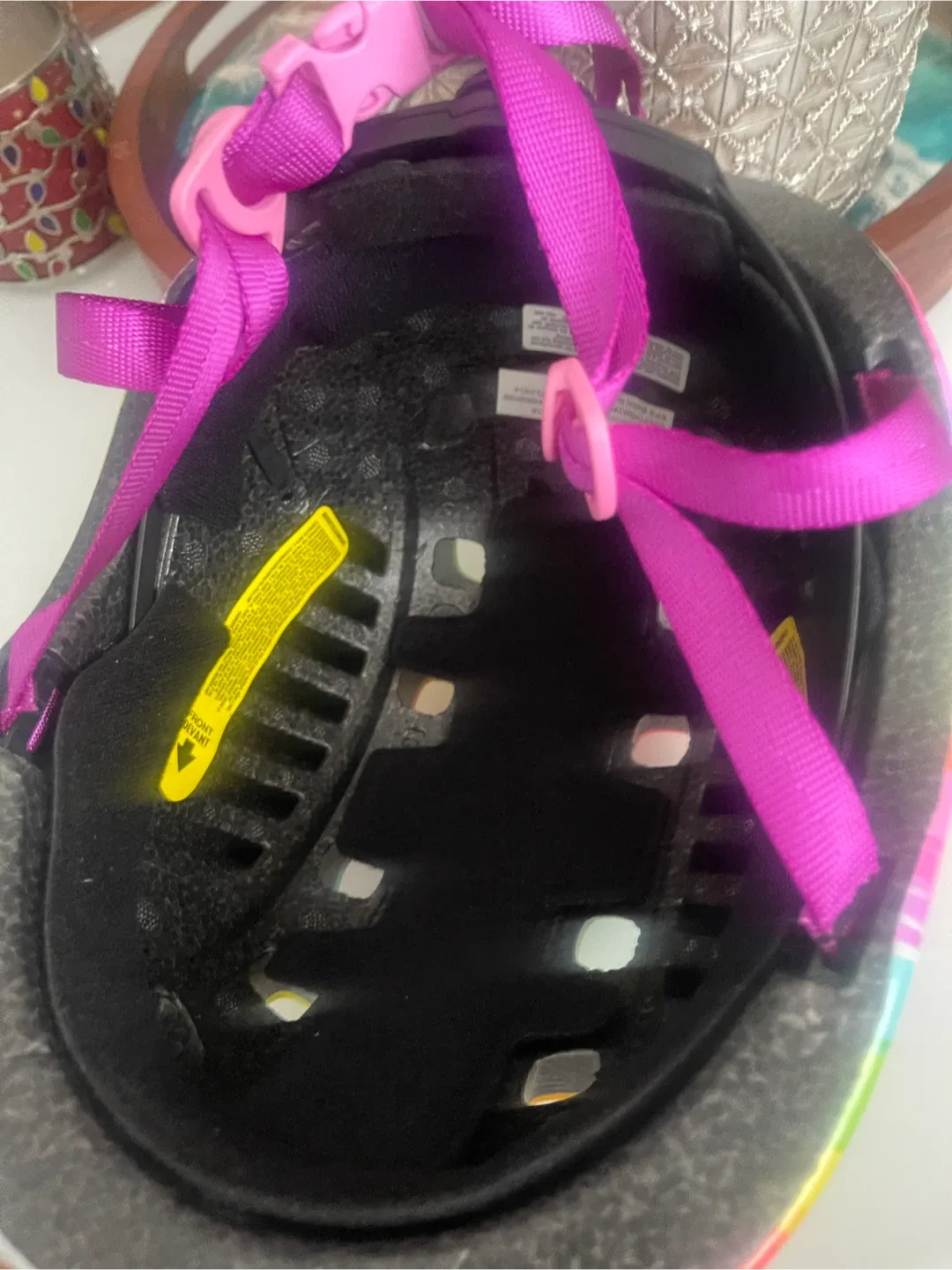 Schwinn Pink & Purple Bike Helmet image indicator(4)