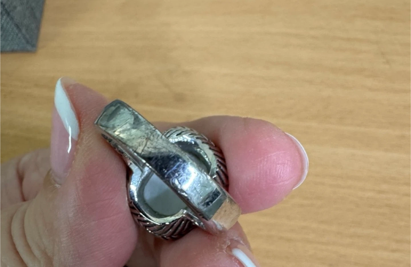 City Rox Silver Tone MOP  Ring - photo 4