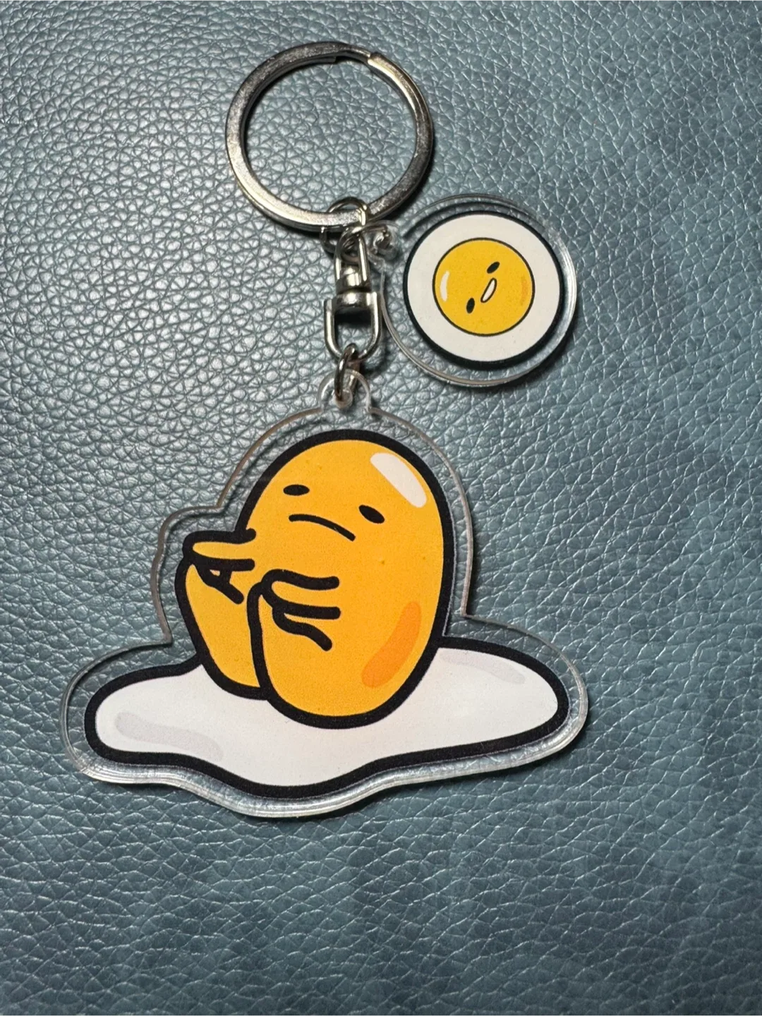 NEW Gudetama Lazy Egg Keychain