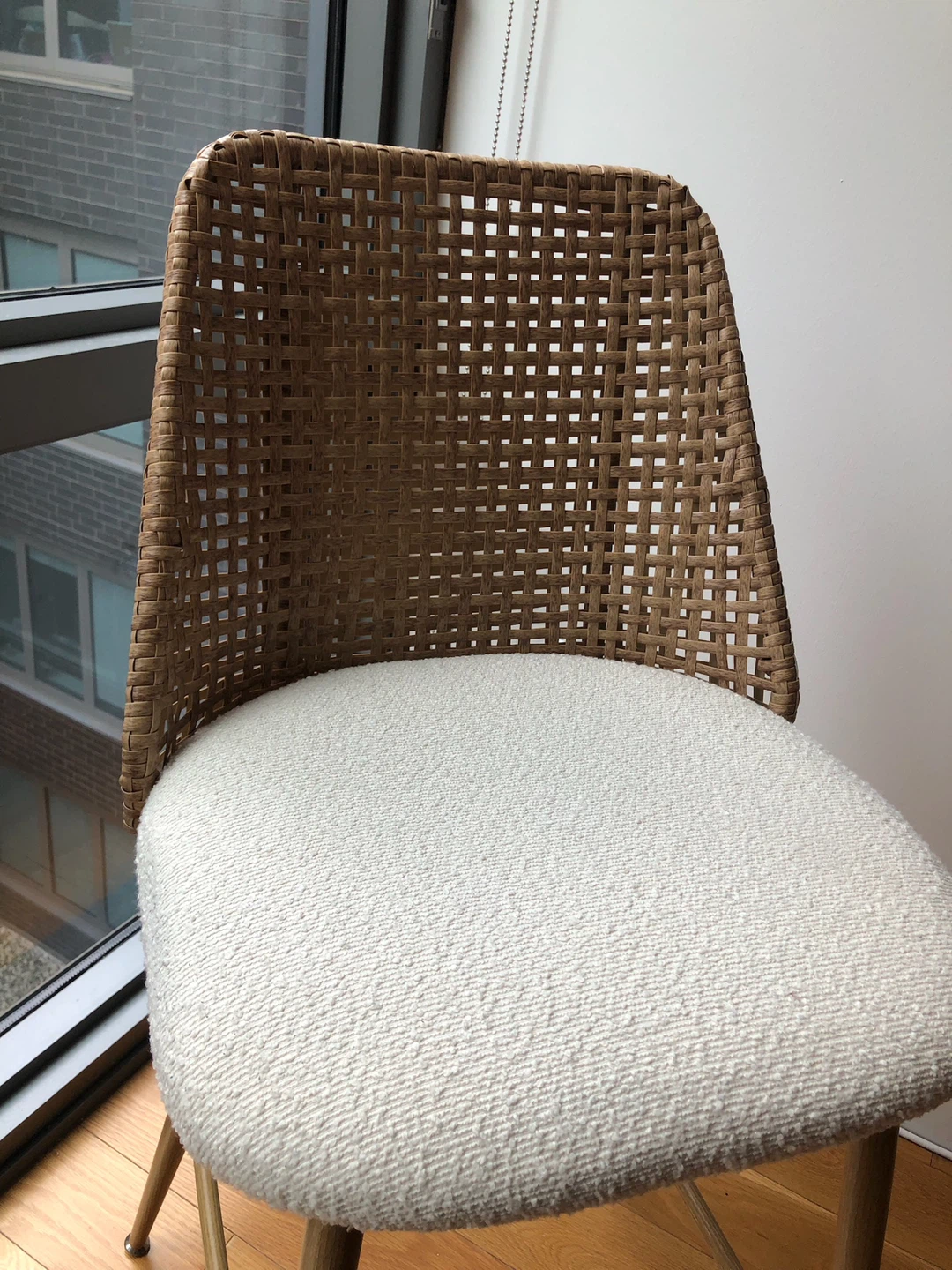 Rattan counter stool set of 2 - photo 3