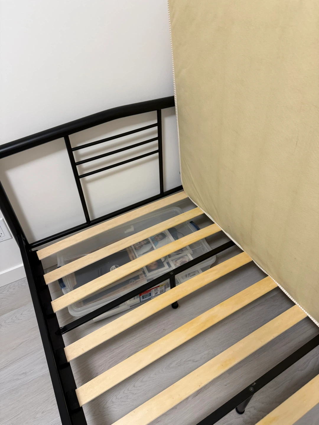 Twin Size Bed Frame & Mattress - photo 4