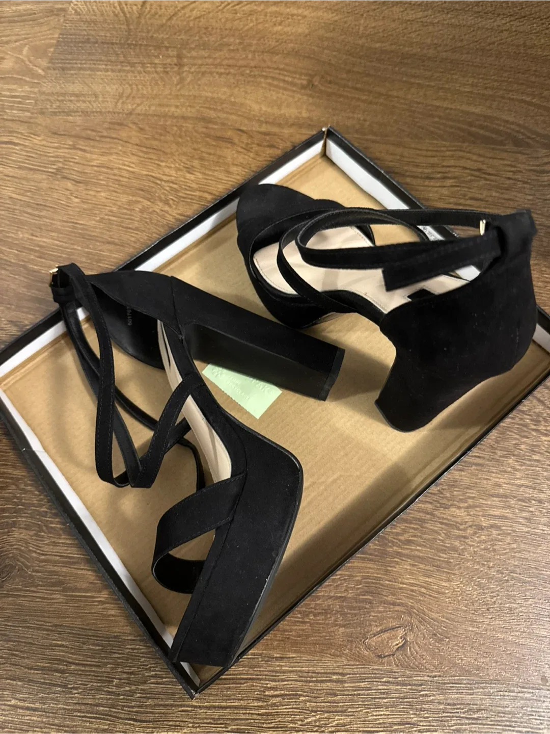 Forever 21 Black Platform Heels - 6 image indicator(3)