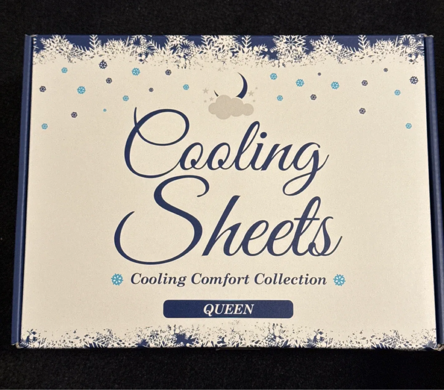 Queen size cooling sheets (Temperature Regulating) Light Blue thumbnail