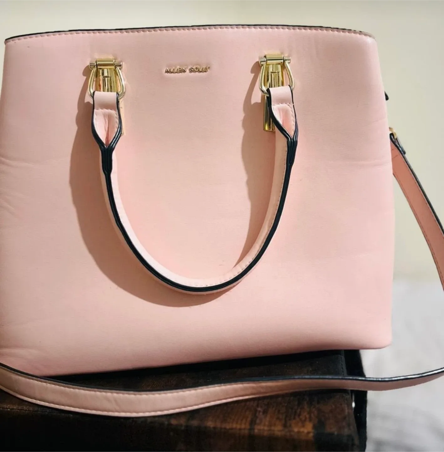 Allen Solly Pink Tote Bag thumbnail