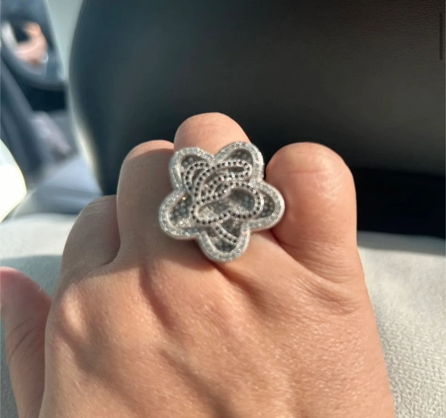 Flower Design Ring image indicator(4)