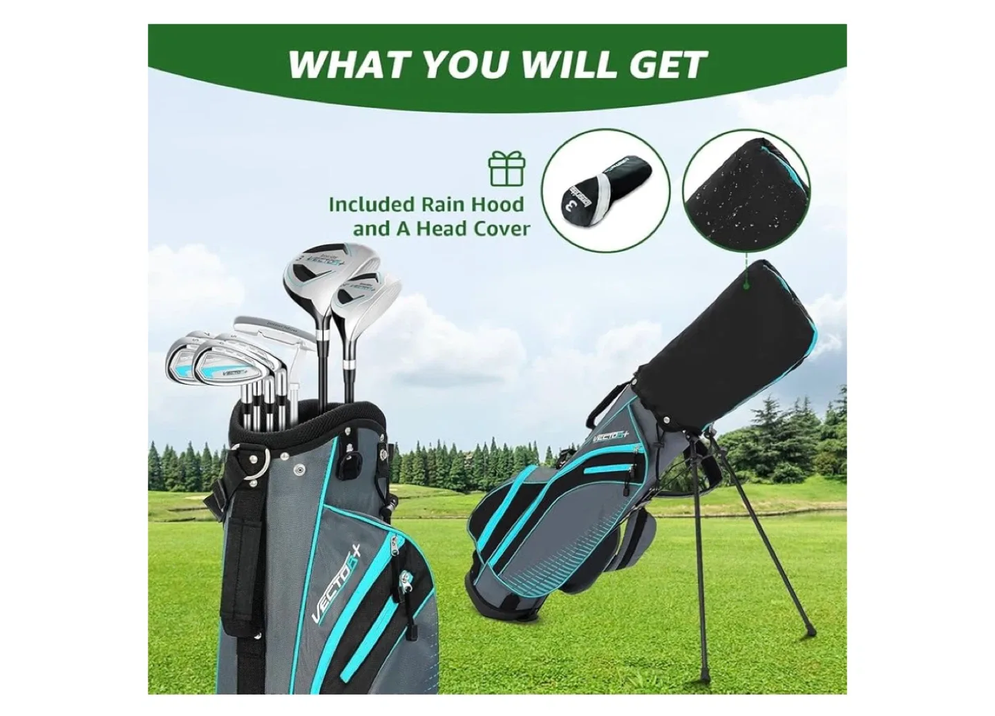 Vector+ Right Hand Golf Club Set (Blue) image indicator(4)