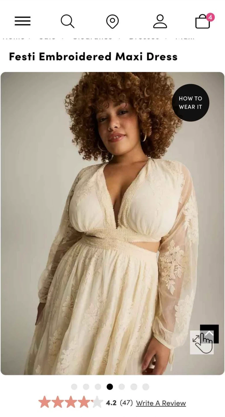 Torrid Festi Embroidered Maxi Dress - photo 2