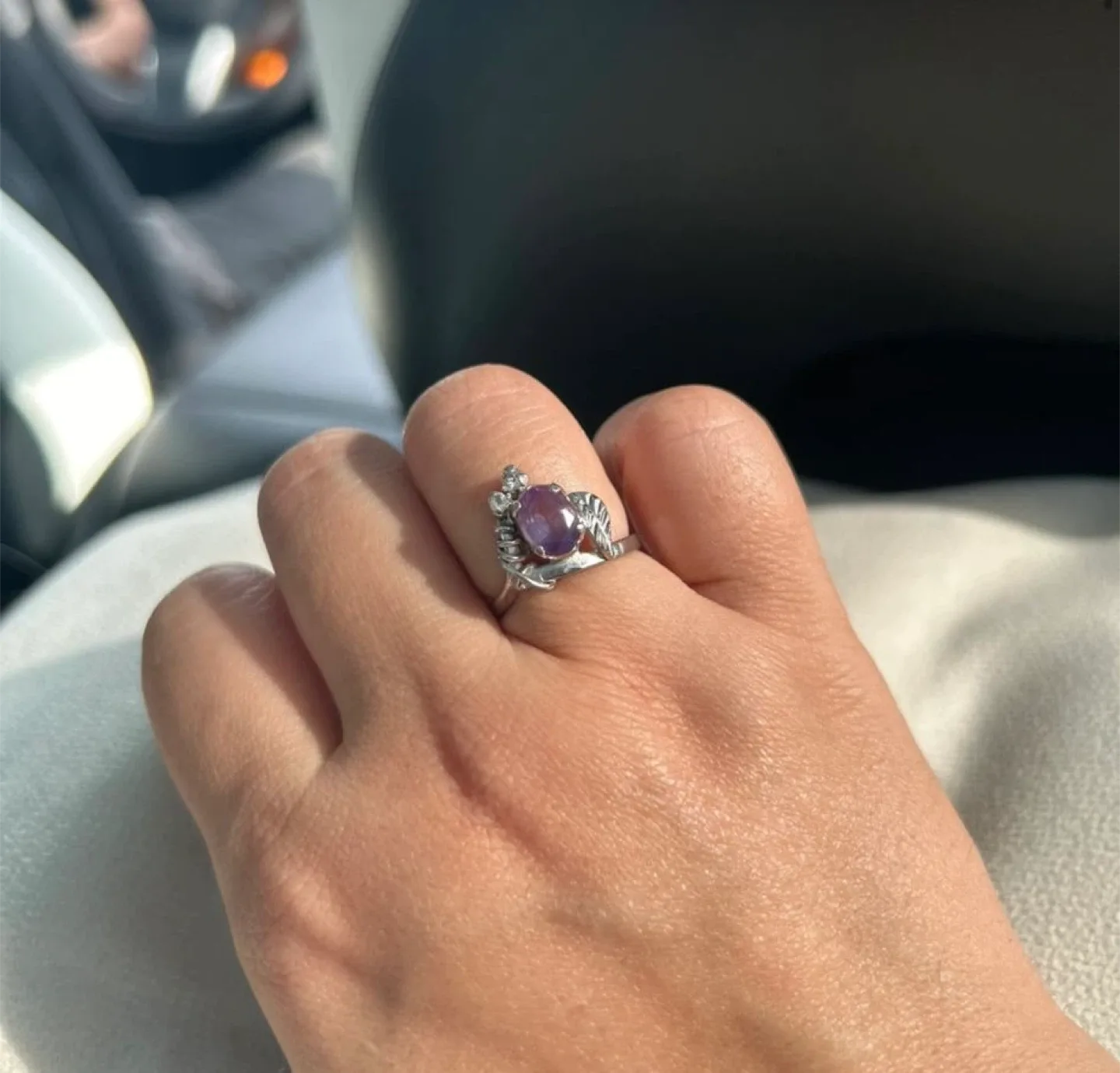 Pure amethyst purple ring! 💍💎💜 thumbnail
