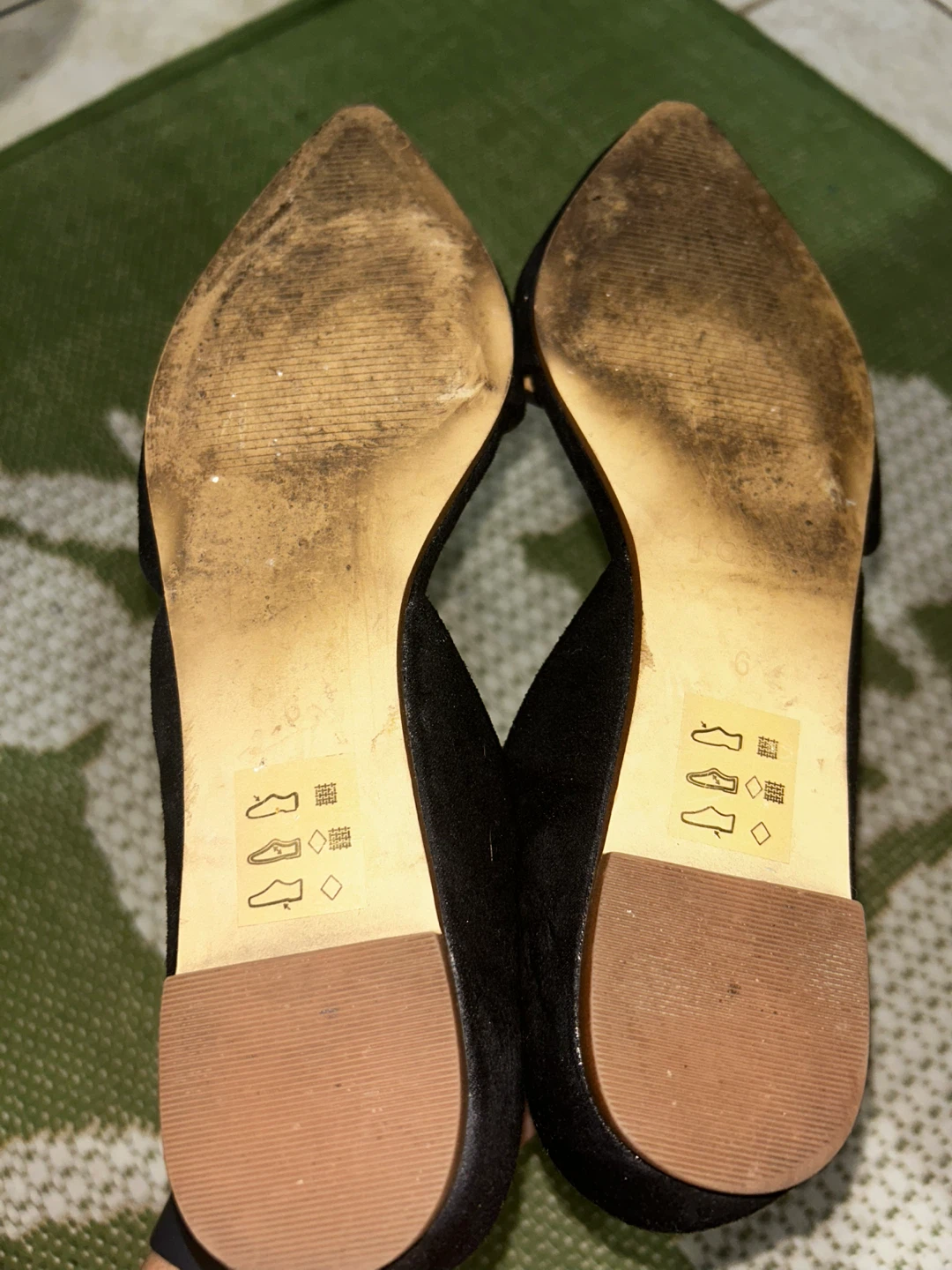 J.Crew Black Suede Flats - Size 6 - photo 2