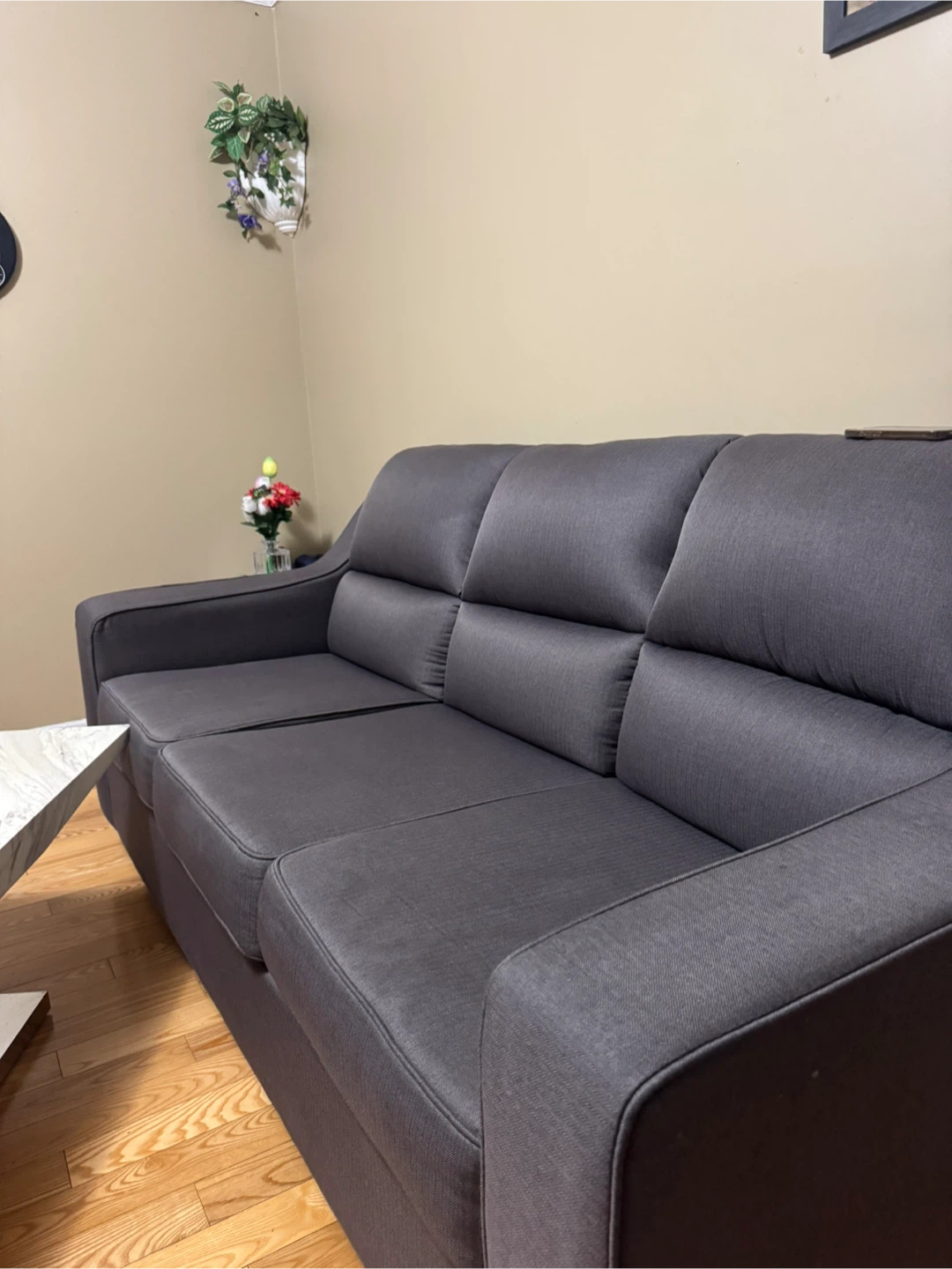 Grey Sofa and Loveseat Set