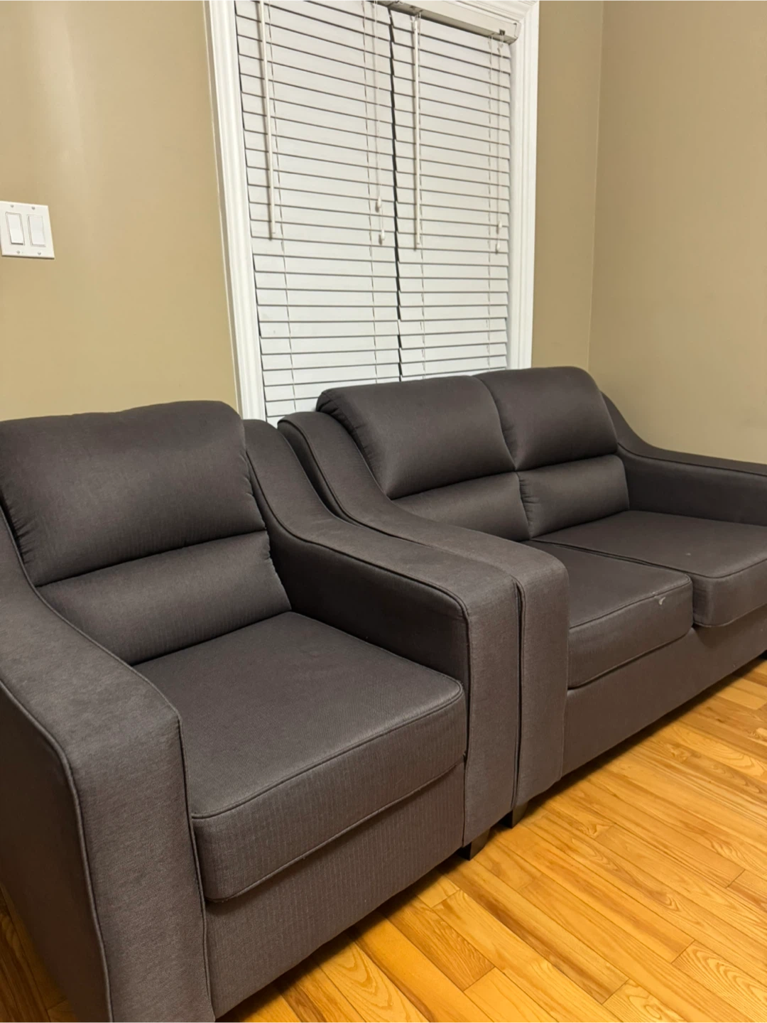 Grey Sofa and Loveseat Set - photo 2
