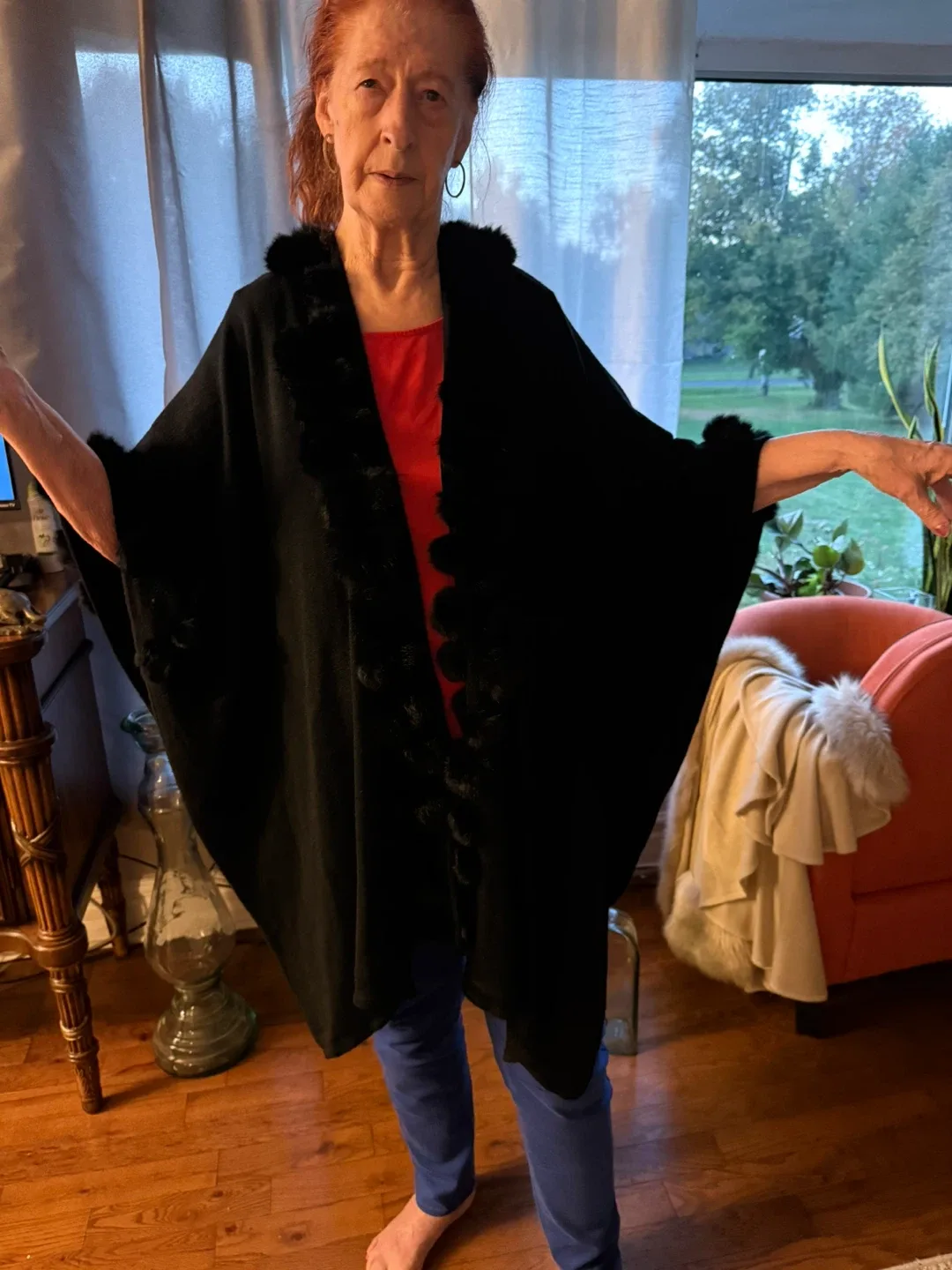 Simon Chang Black Cape - Size 14 image indicator(4)