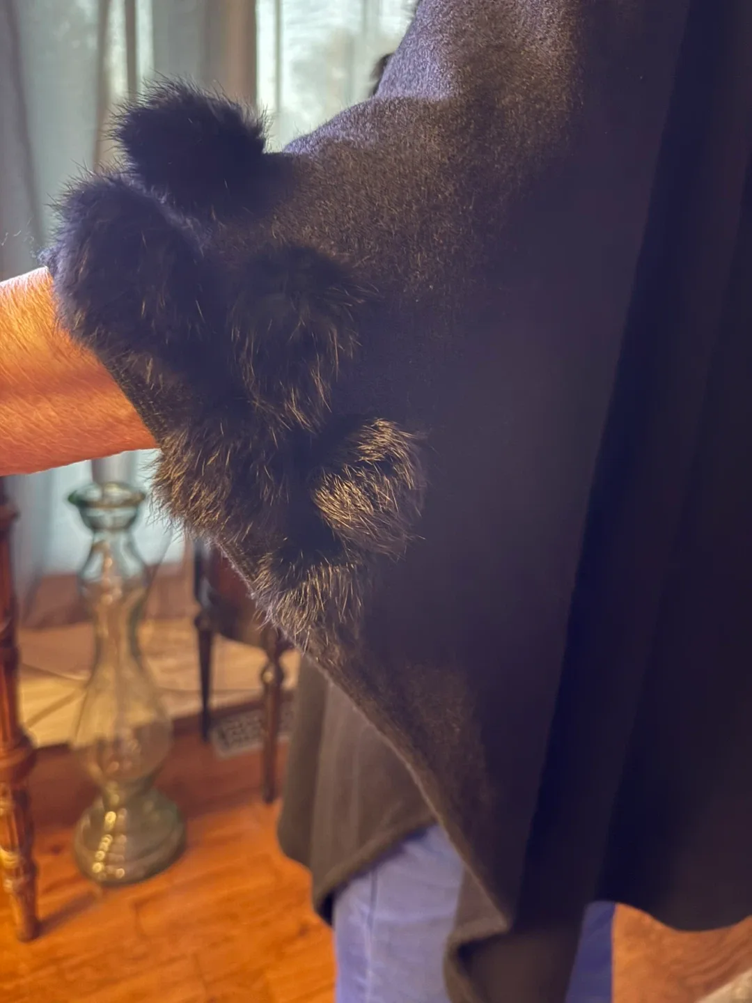 Simon Chang Black Cape - Size 14 thumbnail