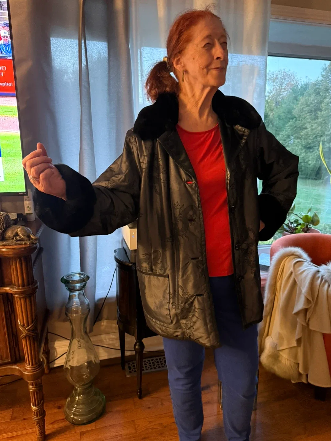 Simon Chang Black Cape - Size 14 image indicator(7)